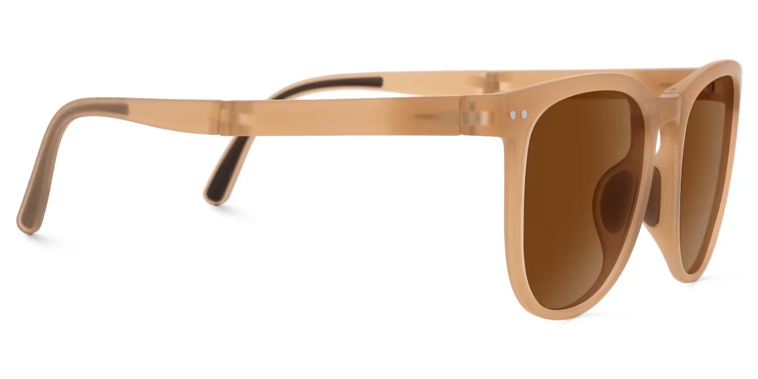 Lindzy Sunglasses - Lindzy Square Champagne Sunglasses 5 Lindzy Sunglasses - Lindzy Square Champagne Sunglasses