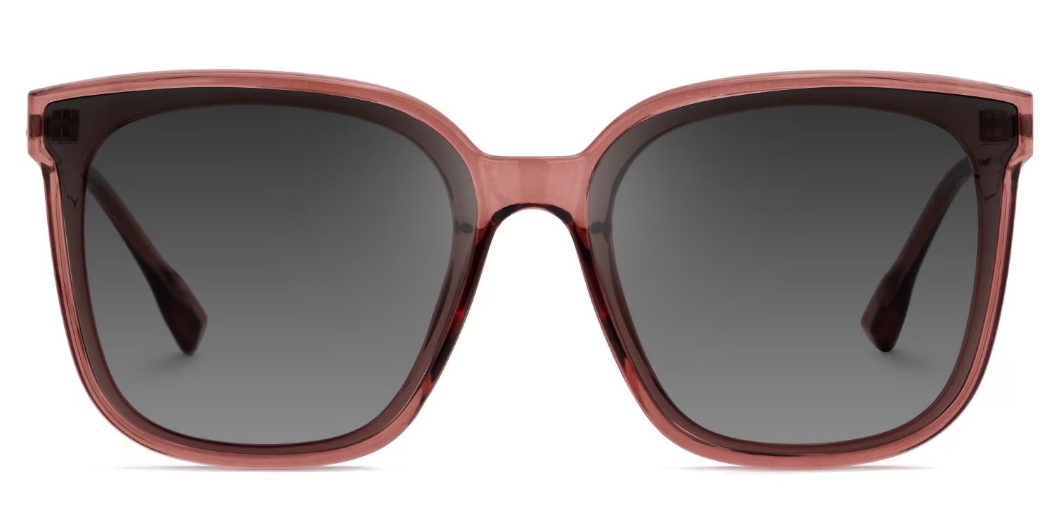 Tammie Sunglasses - Tammie Square Red Sunglasses