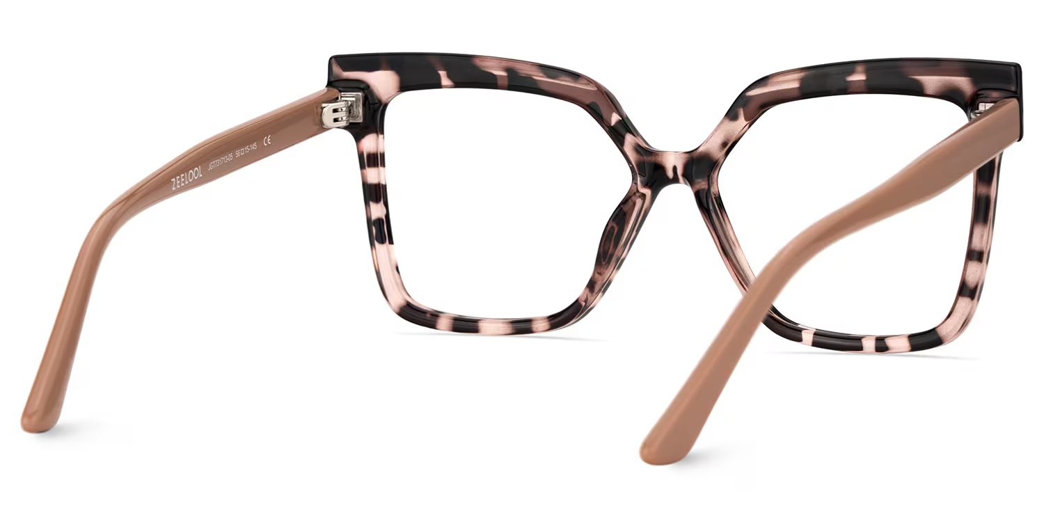 Eboney Glasses - Eboney Square Tortoise Glasses 8 Eboney Glasses - Eboney Square Tortoise Glasses