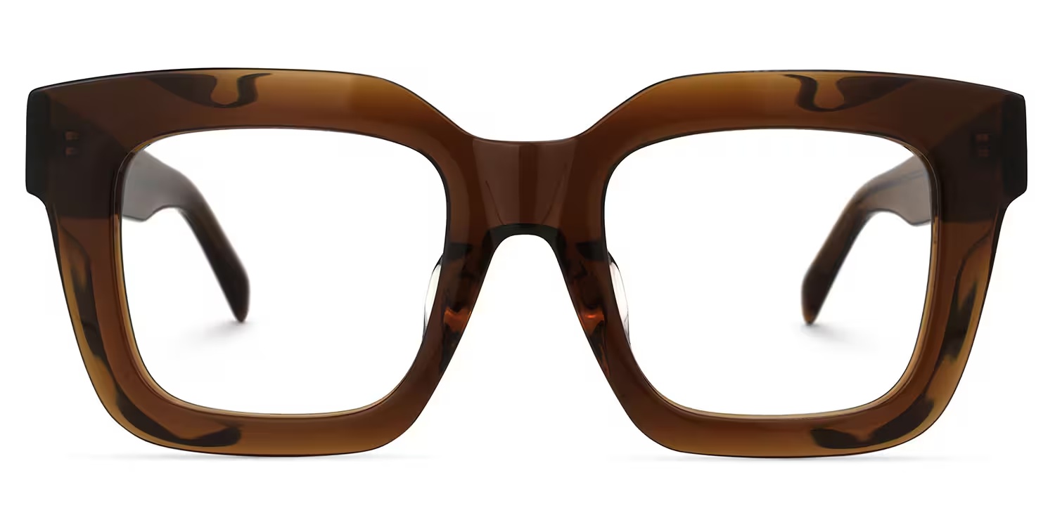 Trinity Glasses - Trinity Square Tawny Glasses