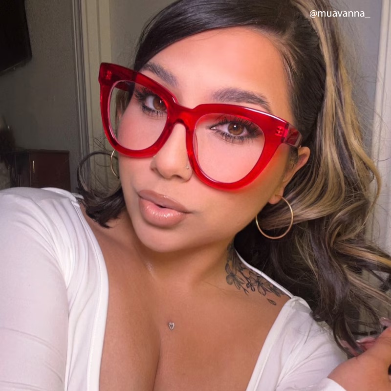 Yaser Glasses - Yaser Cateye Red Glasses 11 Yaser Glasses - Yaser Cateye Red Glasses