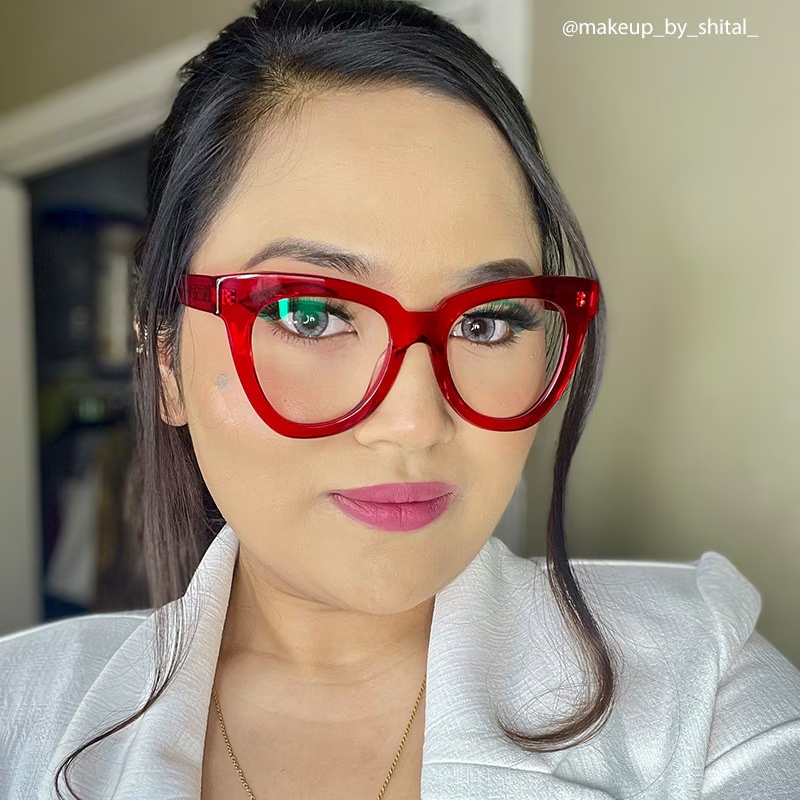Yaser Glasses - Yaser Cateye Red Glasses 15 Yaser Glasses - Yaser Cateye Red Glasses