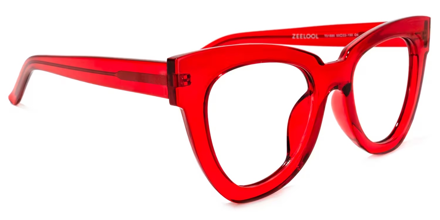 Yaser Glasses - Yaser Cateye Red Glasses 6 Yaser Glasses - Yaser Cateye Red Glasses