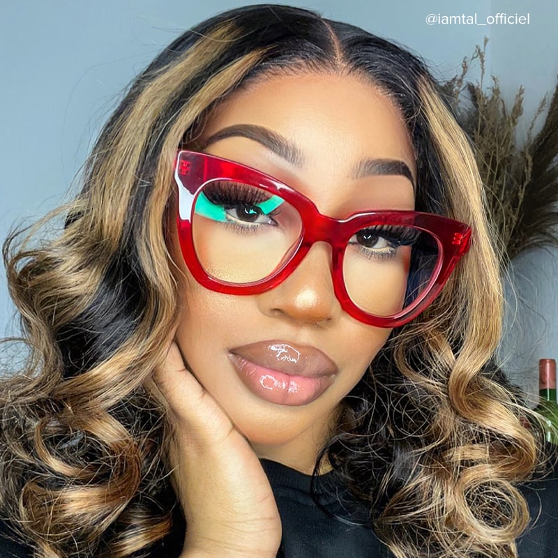 Yaser Glasses - Yaser Cateye Red Glasses 10 Yaser Glasses - Yaser Cateye Red Glasses