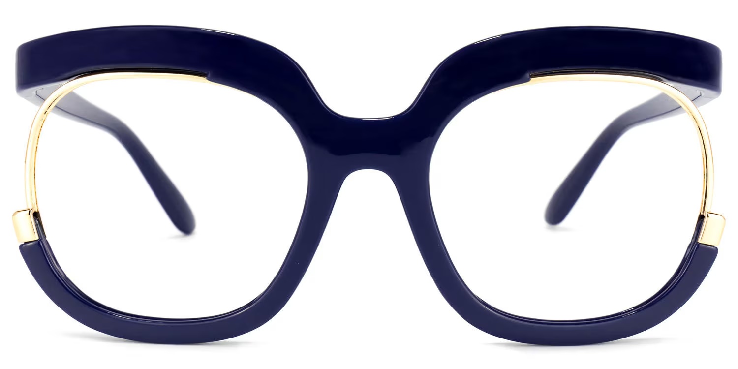 Darice Glasses - Darice Round Dark - Blue Glasses