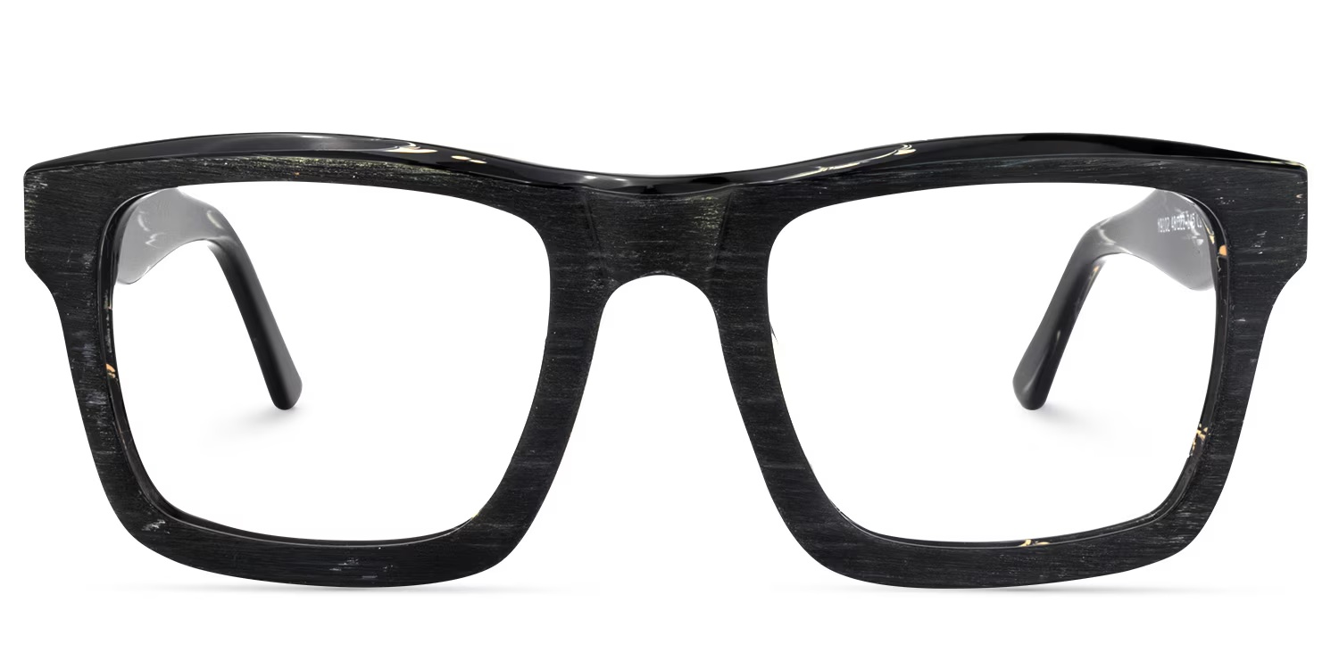 Riley Glasses - Riley Rectangle Black Glasses